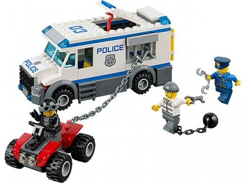 raket Zuivelproducten Citroen LEGO Gevangenen Transportvoertuig (LEGO 60043) | 5702015115469 | LEGO City  | LEGO | BRICKshop - LEGO en DUPLO specialist