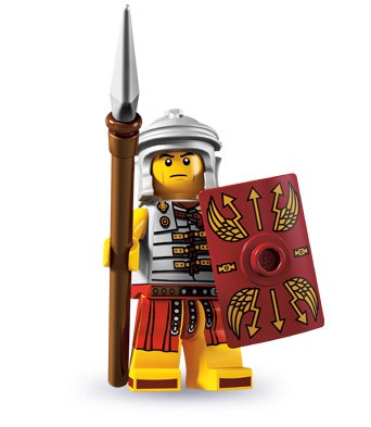 levering aan huis mannetje Legacy LEGO Romeinse Soldaat (LEGO 882710) | BRICKshop - LEGO en DUPLO specialist